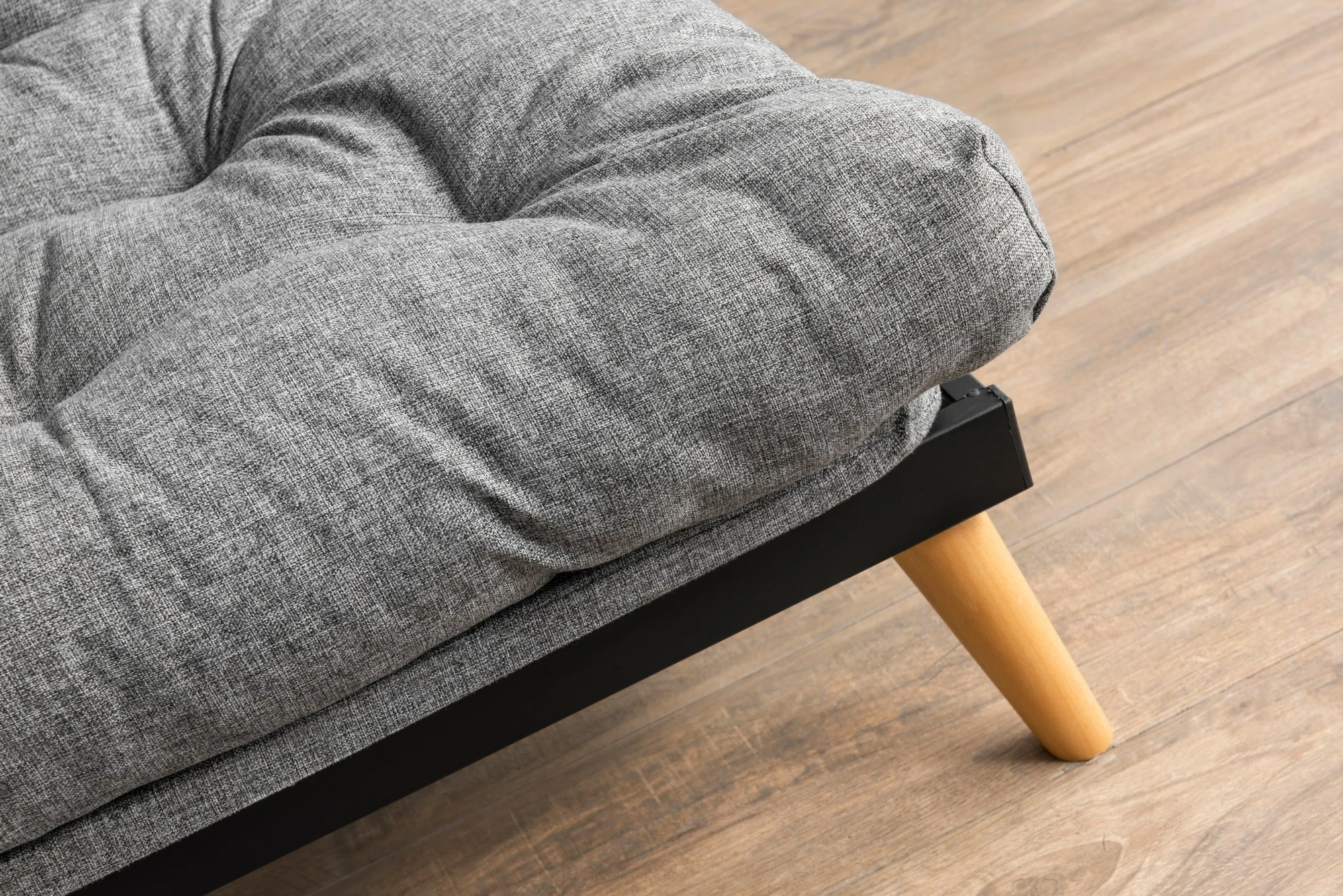 Divan-krevat treshe Atelier del Sofa, Saki, ngjyrë gri e çelët