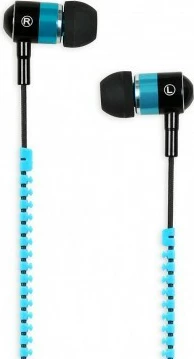 Kufje in-ear iBOX Z4 Zip me mikrofon, e zezë/e kaltër