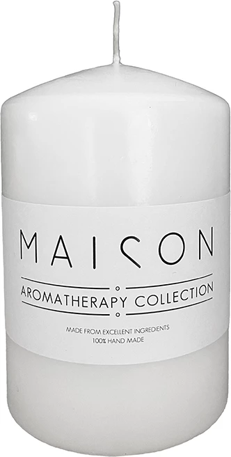 Qiri aromatik, ngjyrë e bardhë, 7x7x10cm