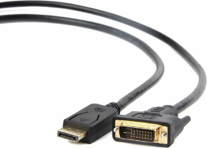 Kabllo DisplayPort në DVI-D Gembird CCDPMDVIM6 1.8m, e zezë
