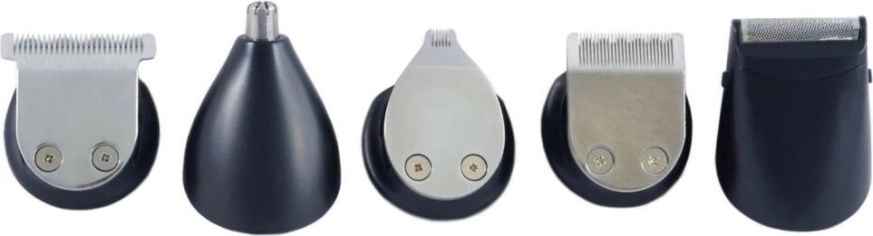 Trymer PRIME3 STR11, multifunksional, për mjekër, flokë, vetulla, veshë e hundë, i zi/argjendtë