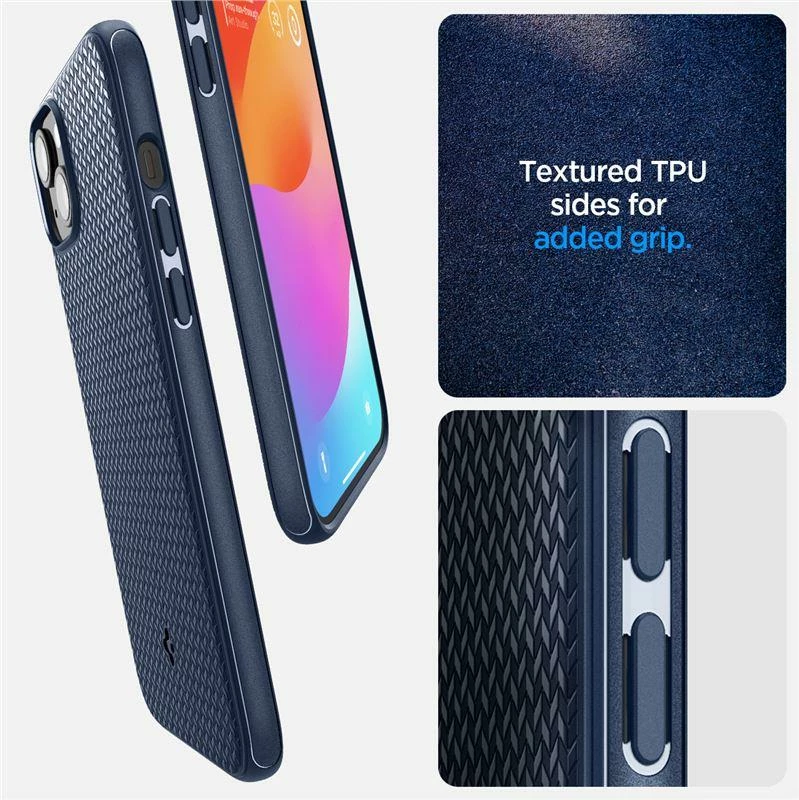 Mbështjellës Spigen Mag Armor me MagSafe për iPhone 15 Plus, Blu