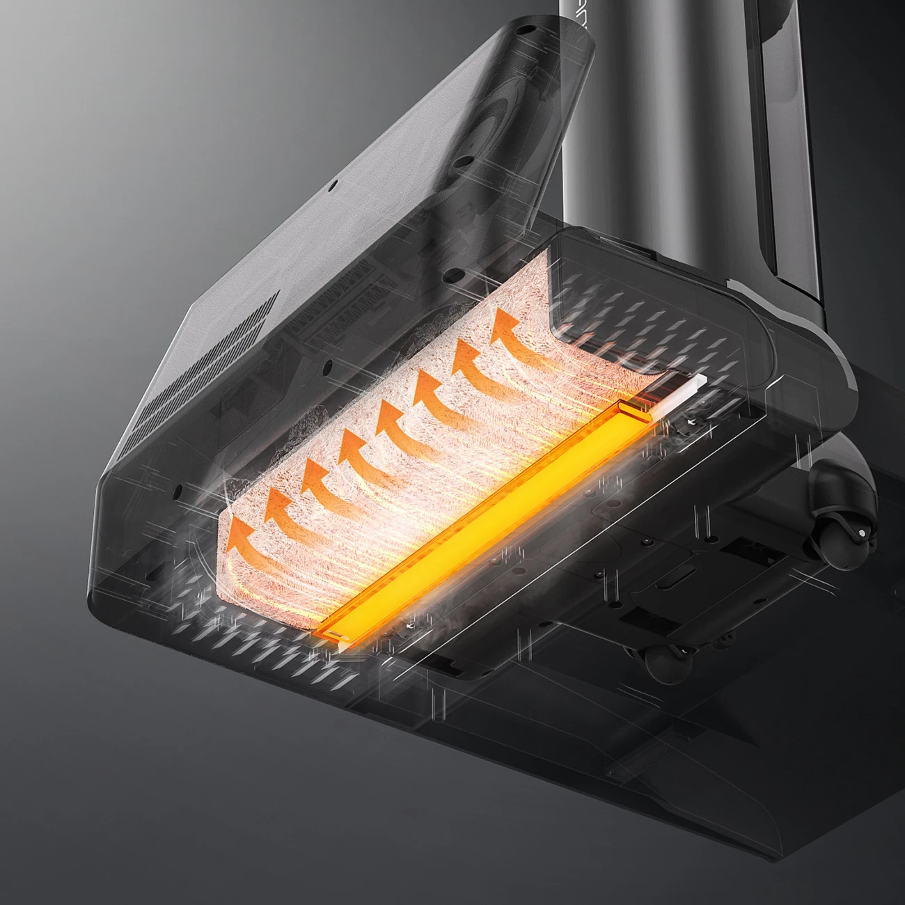 Fshesë elektrike në këmbë UWANT D700 me funksion larjeje dhe stacion karikimi, e bardhë