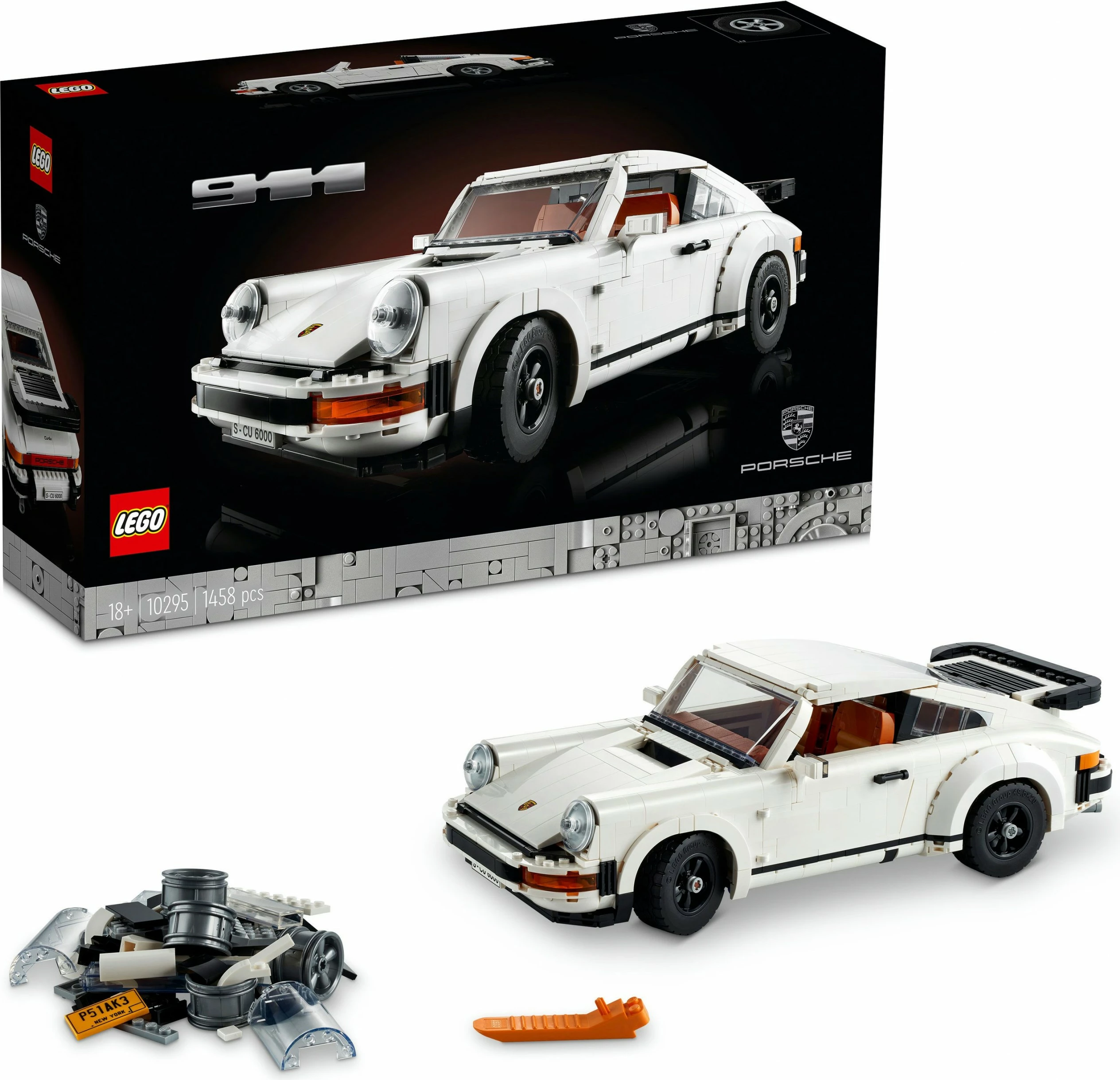 Set ndërtimi LEGO Creator Expert Porsche 911, 1458 pjesë, Multingjyrësh