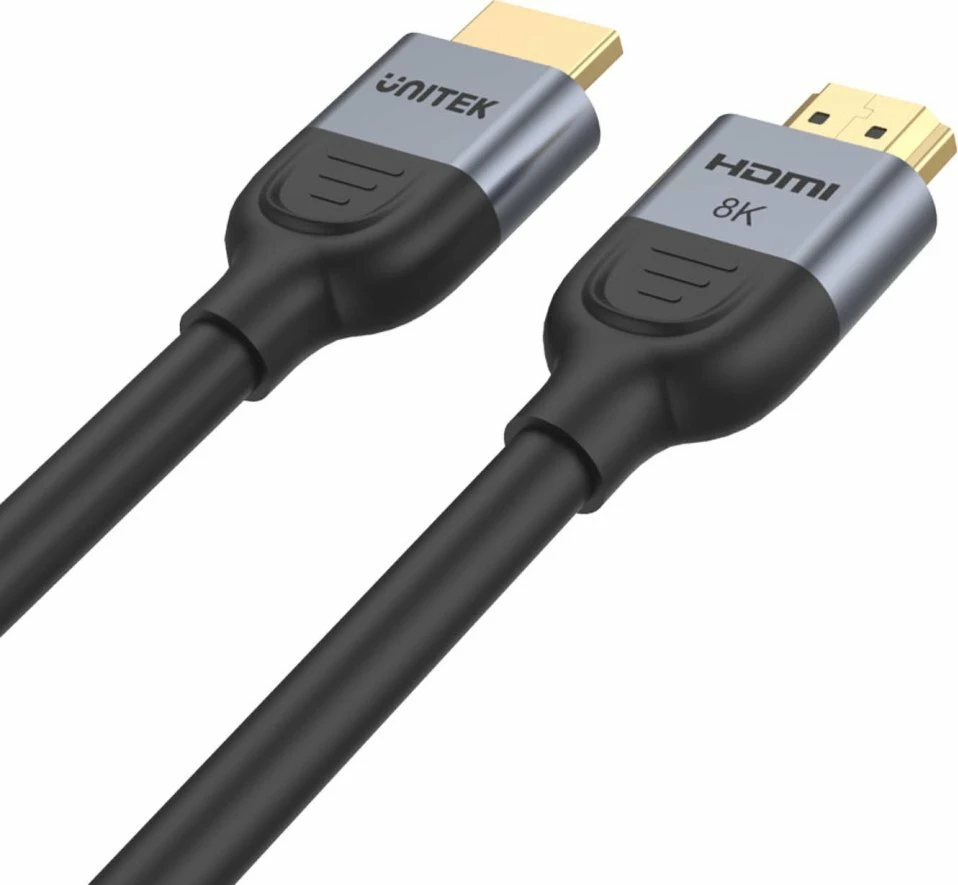 Kabllo HDMI Unitek C11086GY01-5M, HDMI 2.1, 5m, 8K@60Hz/4K@120Hz, e zezë