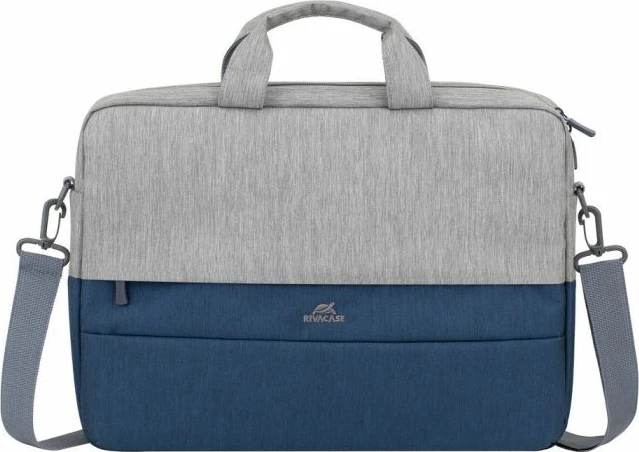 Çantë laptopi RivaCase 7532 15.6" anti-theft, water-repellent, gri/kaltër e errët