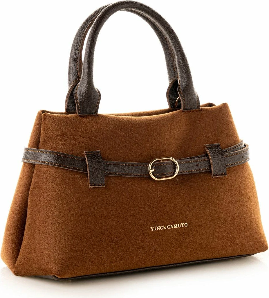 Çantë tote Vince Camuto, Vittoria Mini, kamosh kafe