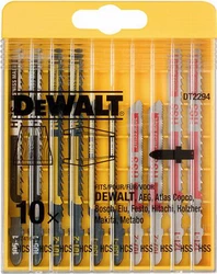 Set tehësh sharrë figurale DeWalt DT2294 10 copë, T-shank, për dru dhe metal