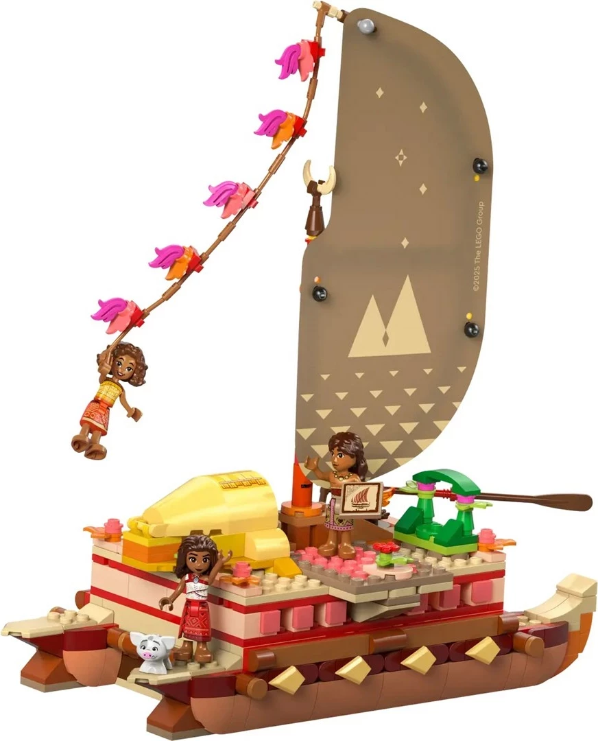 Set LEGO Disney 43270 Moana's Adventure Canoe