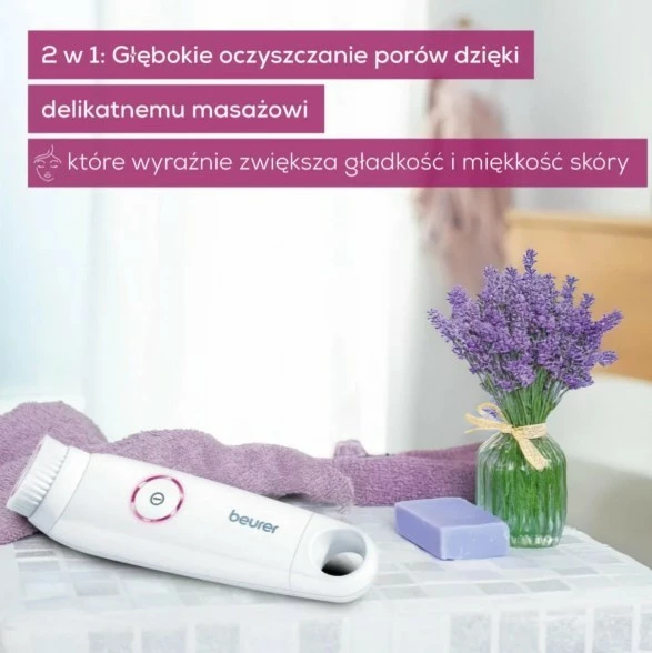 Furçë elektrike për fytyrë Beurer FC45, e bardhë