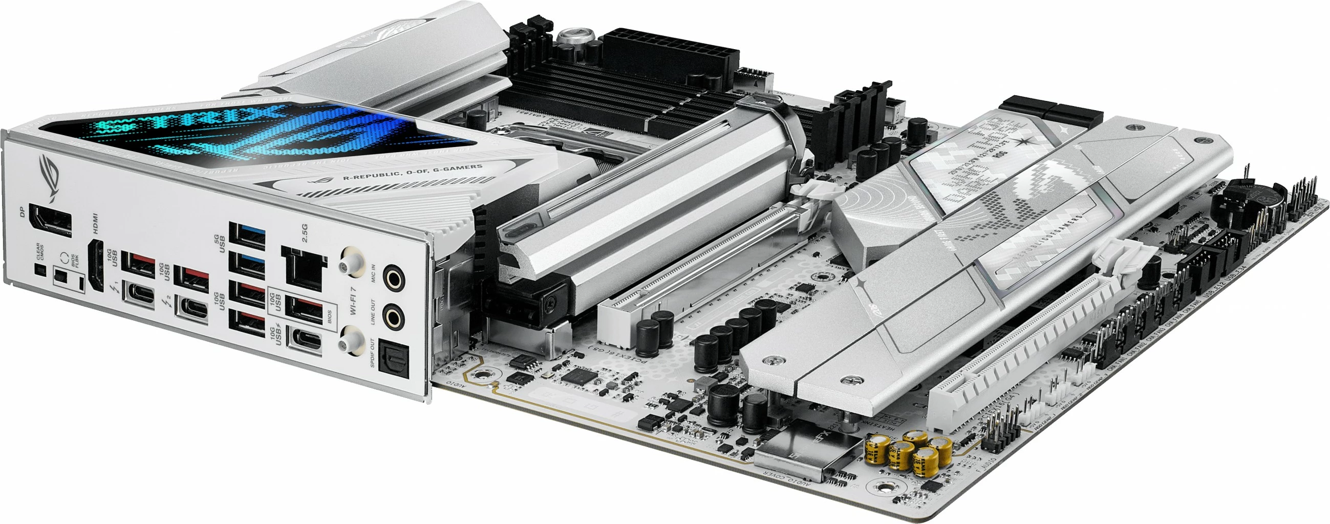 Pllakë amë ASUS ROG STRIX Z890-A GAMING WIFI, Intel, LGA 1851, DDR5, 192 GB, e bardhë