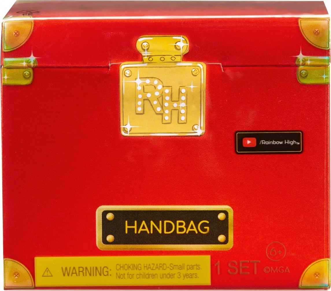 Set çanta aksesorësh Rainbow High Accessories Studio Series 1, për kukulla, Mix