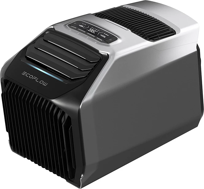 Kondicioner portativ EcoFlow Wave 2, 5100 BTU/6100 BTU, me ngrohje dhe ftohje, Plug zviceran, zi/gri