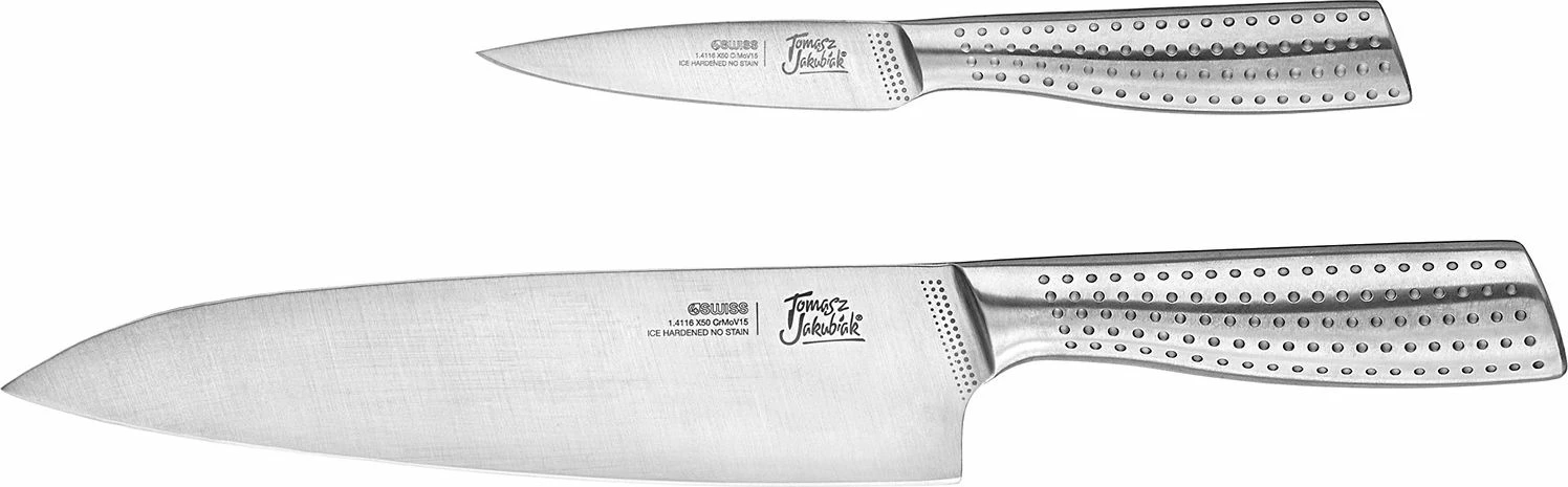 Set thikash kuzhine 4Swiss Tomasz Jakubiak, thikë shefi 200 mm + qërues Asia, 2 copë