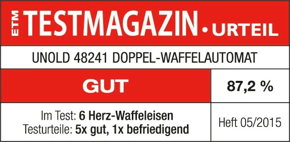 Aparat vaflash UNOLD 48241, metal, 2 vafla, termostat i rregullueshëm, ngjyrë e zezë