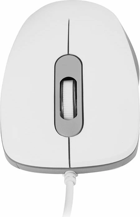 Maus Modecom MC-M10S Silent M-MC-M10S-200 1000 DPI USB me kabllo, i bardhë