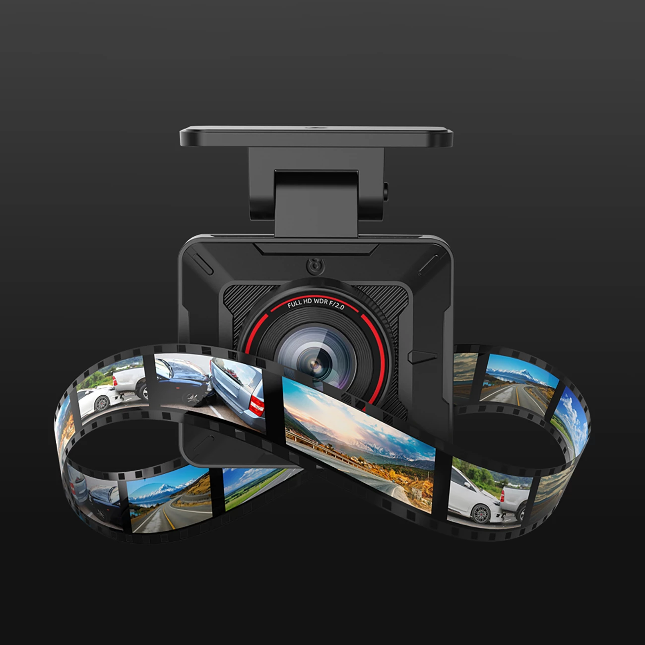 Kamerë makine AKEEYO P1 FullHD 30fps, 120°, WiFi 2.4G, USB-C, e zezë