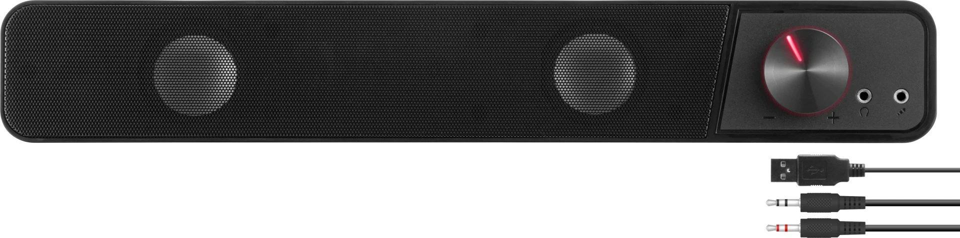 Soundbar Speedlink BRIO, 6 W, 2x5.08 cm, e zezë