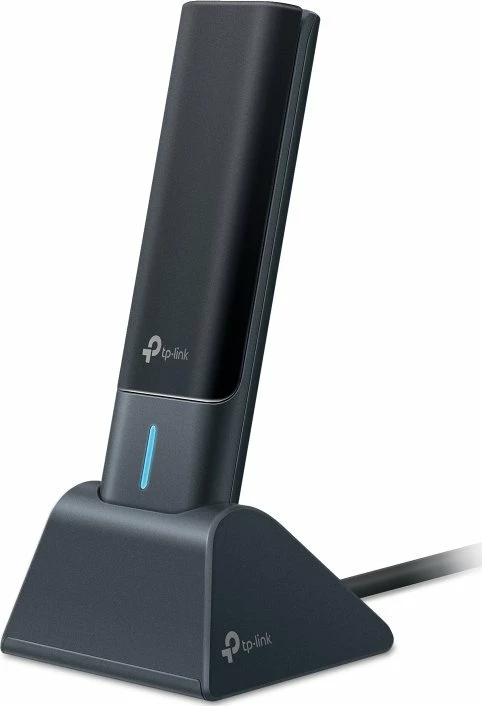 Kartë rrjeti Wi‑Fi USB TP-Link Archer TXE70UH AXE5400 Wi‑Fi 6E Tri‑Band USB 3.0, e zezë