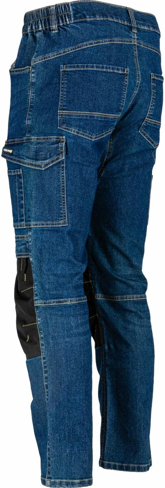Pantallona pune xhinse LAHTI PRO L40550, slim fit, stretch, të përforcuara, XL, blu e errët