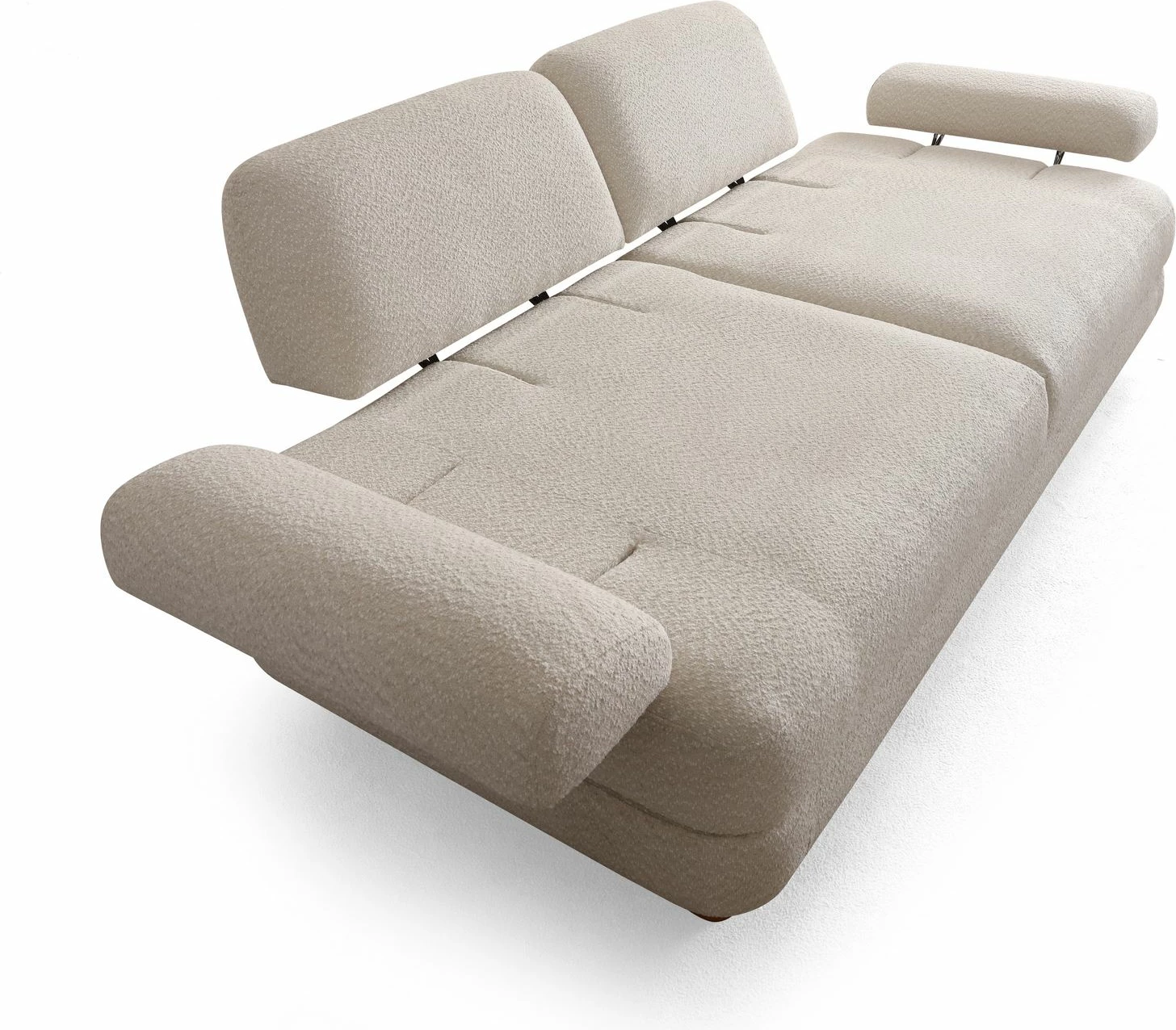 Divan-krevat treshe, ngjyrë krem, Atelier del Sofa, Nice 3 Seater