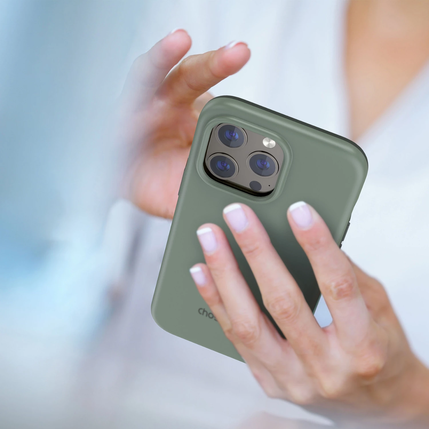 Mbështjellës Choetech PC0114-MFM-GN për iPhone 13 Pro Max, MagSafe, i gjelbër