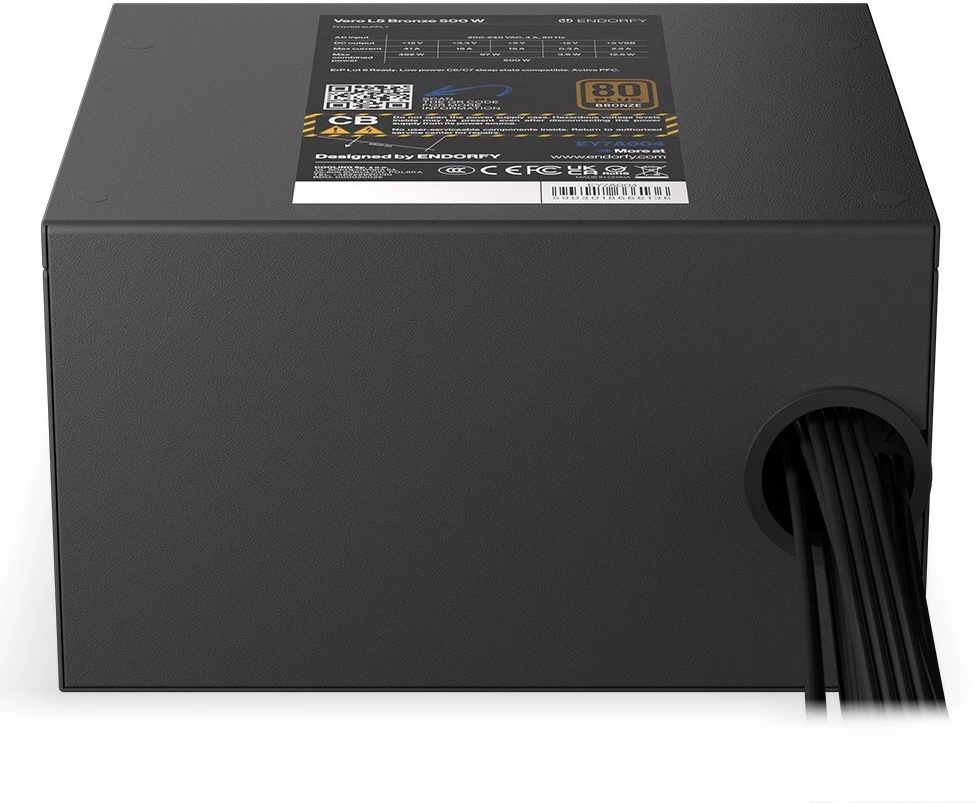 Furnizues energjie Endorfy Vero L5, 500W, 80 PLUS Bronze, i zi