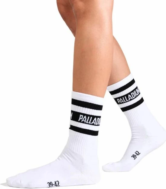 Çorape Palladium për meshkuj dhe femra, të bardha