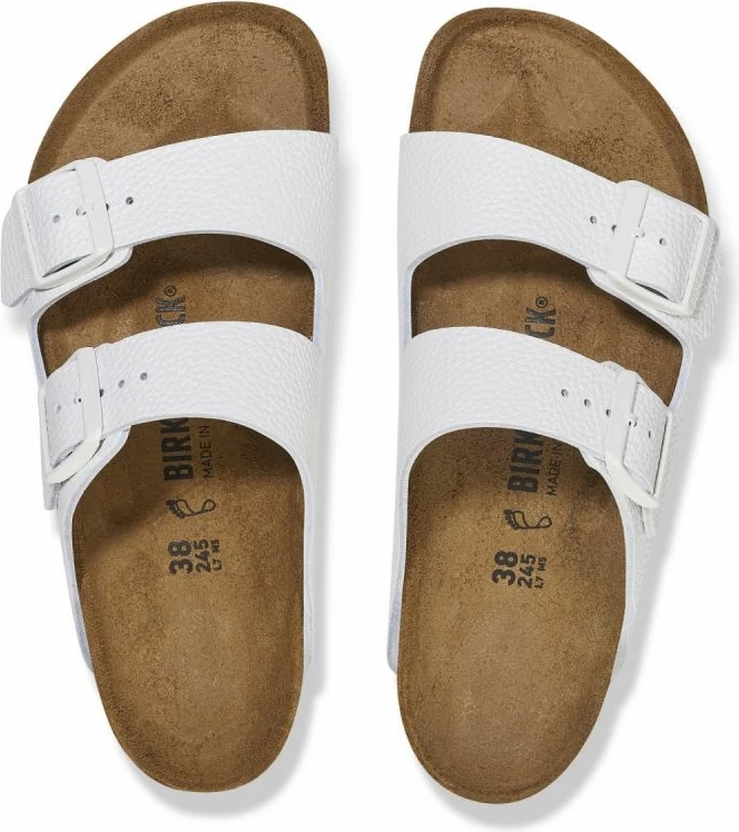 Papuqe për femra Birkenstock, të bardha