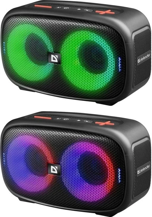 Boks Bluetooth defender Q5, 20W, LED, BT 5.3, FM, USB, TWS, Zi