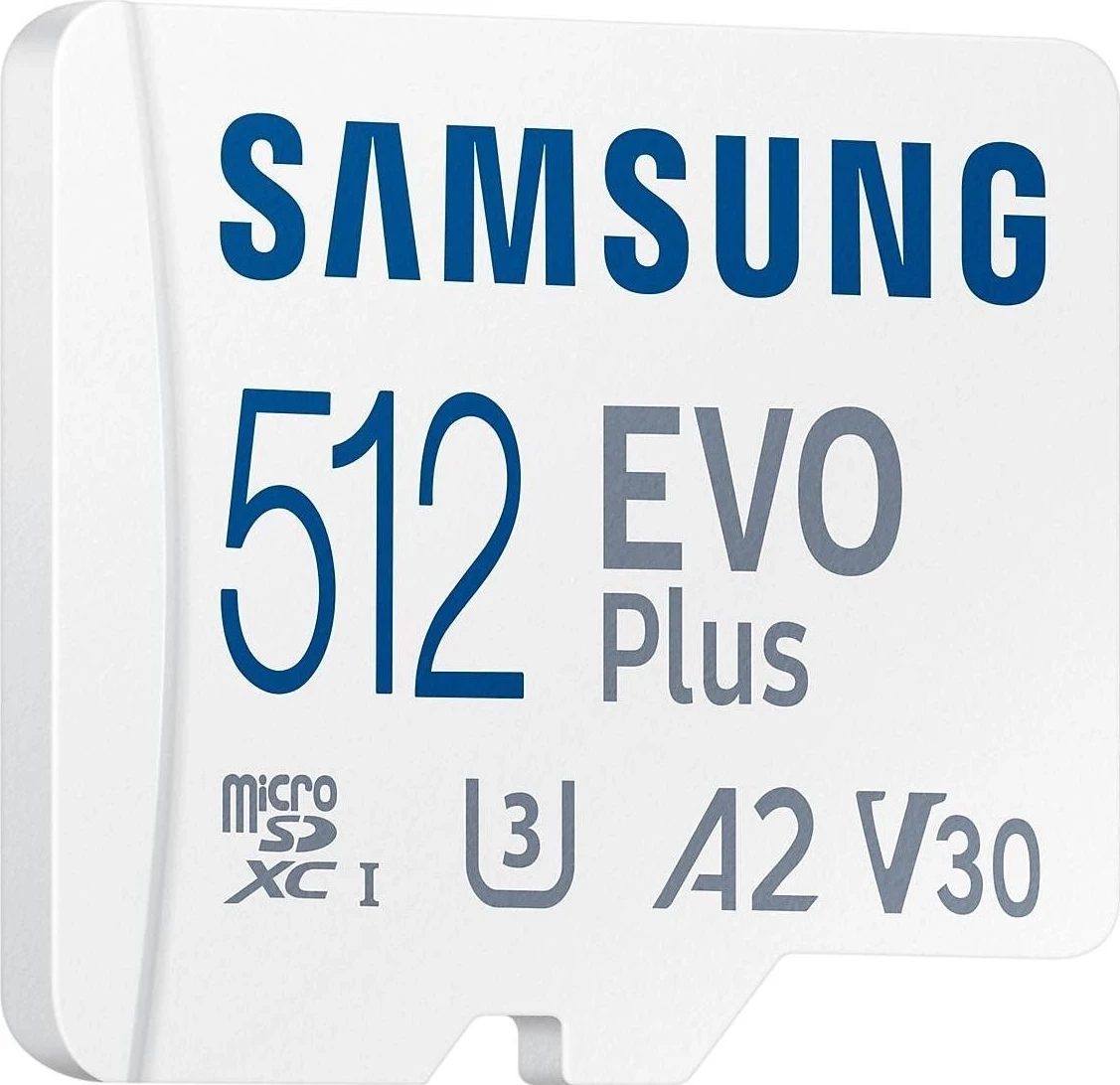 Kartelë memorie Samsung EVO PLUS microSDXC 512GB, UHS-I U3, e zezë-blu