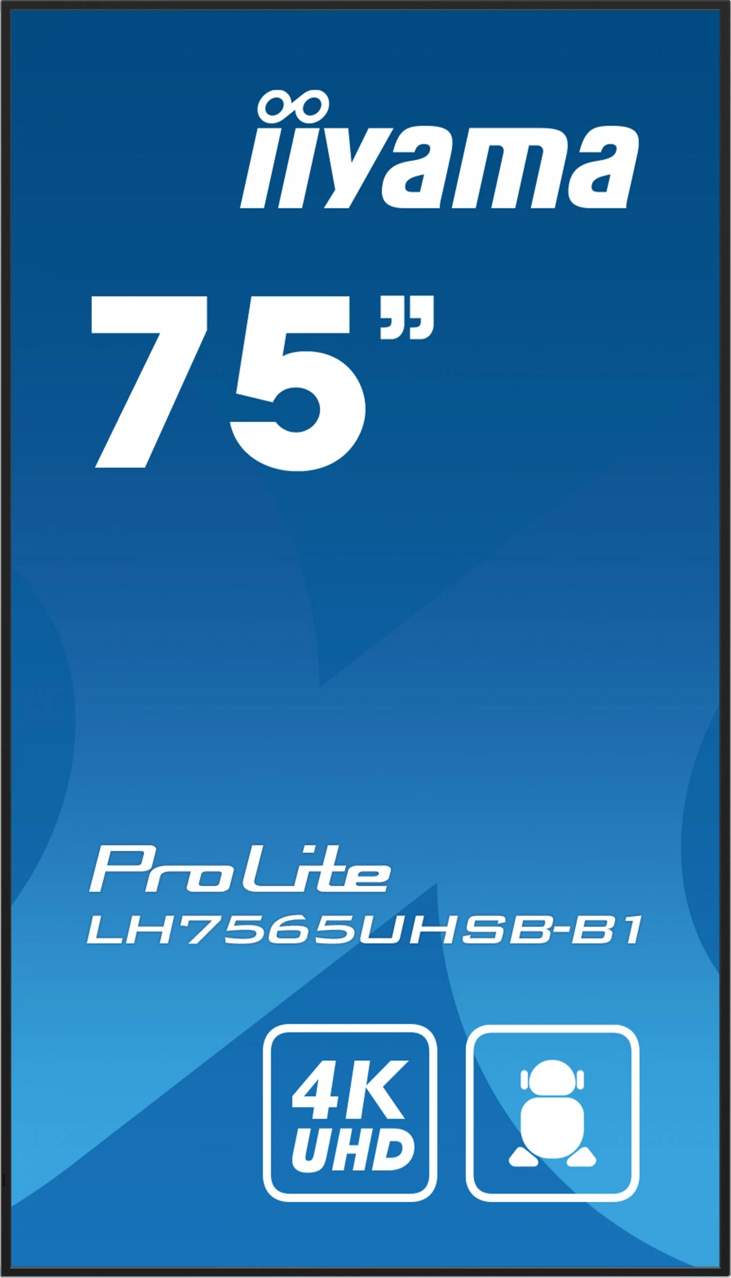 Monitor iiyama ProLite LH7565UHSB-B1, 75 inç, 4K Ultra HD, LED, Wi-Fi, i zi