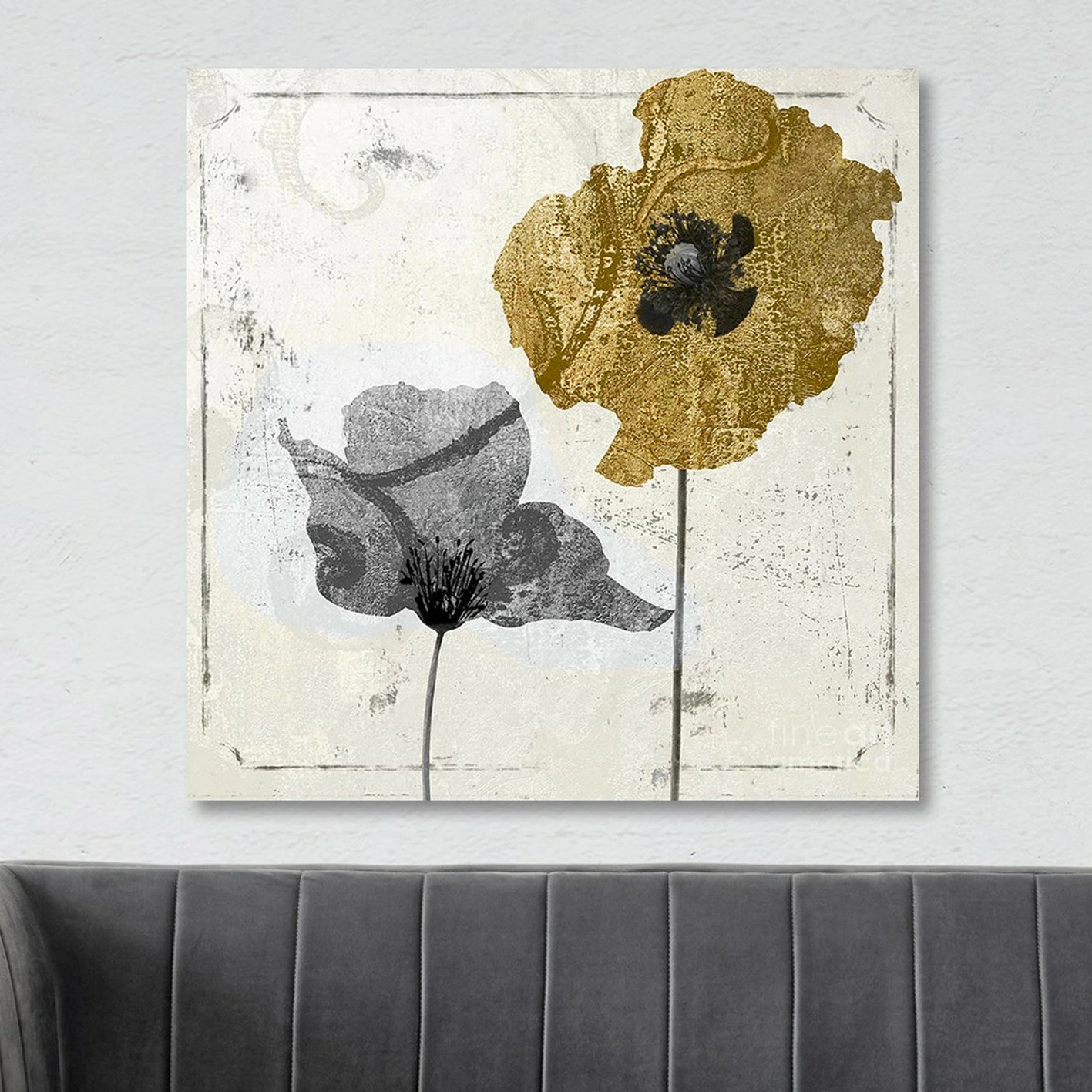 Pikturë dekorative në kanavacë, shumëngjyrëshe, Wallity KNV4410_100100, 100x100cm