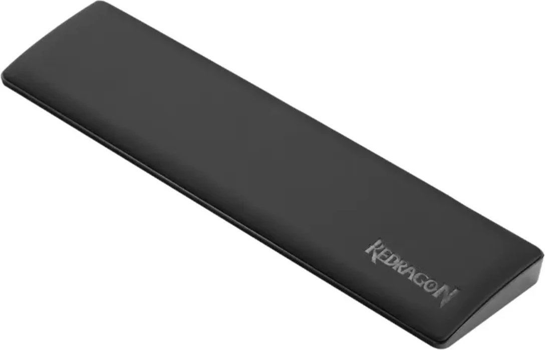 Mbështetëse kyçi për tastierë Redragon Meteor L P037, për tastierë full-size 100%, memory foam, 43.5 x 7.3 x 2 cm, e zezë