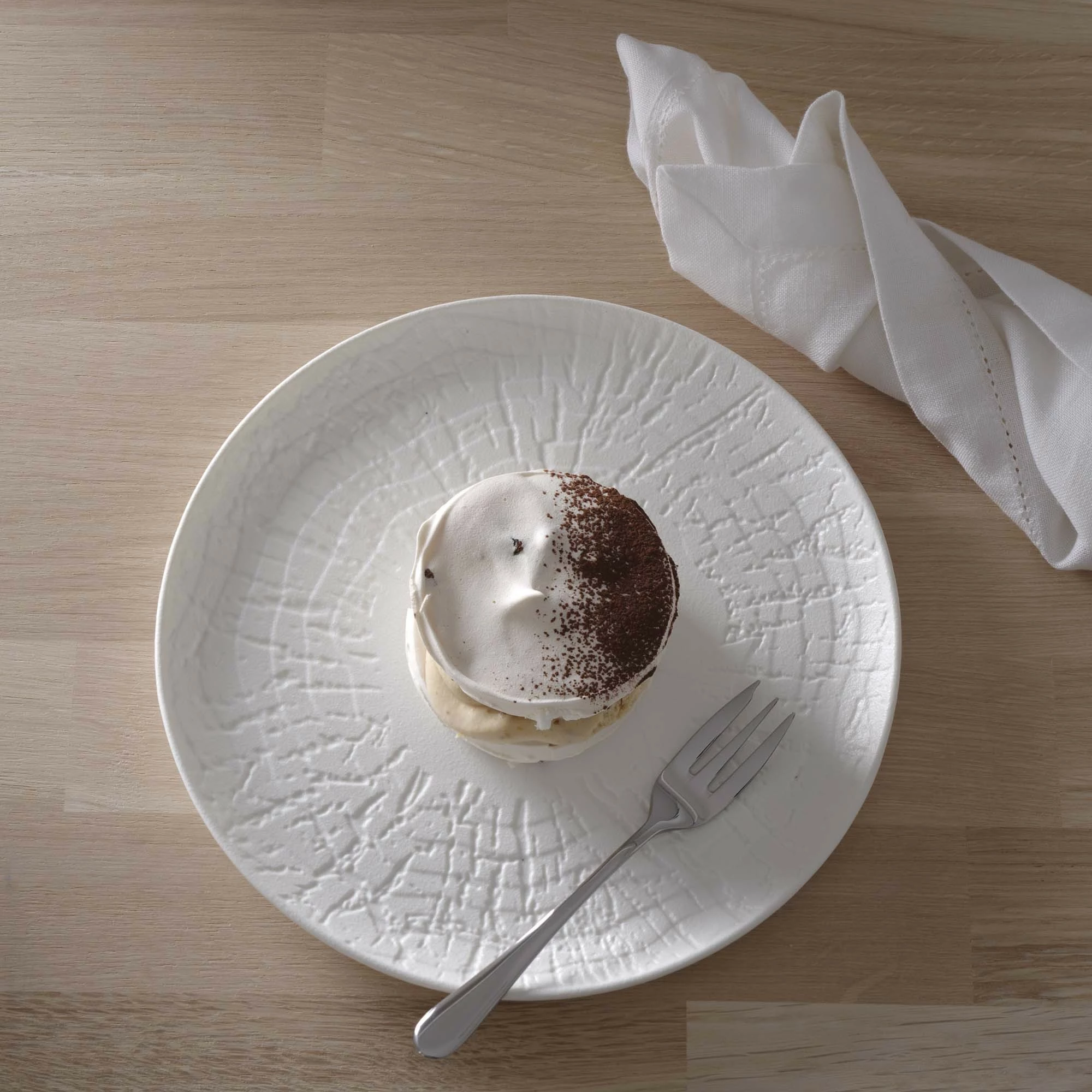 Pjatë shërbimi Fine Dine Nordic 300x220x30mm, porcelan, e bardhë, set 3 copë