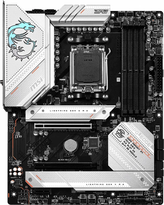 Pllakë amë MSI MPG B650 EDGE WIFI 7E10-001R B650 ATX Wi‑Fi, e zezë