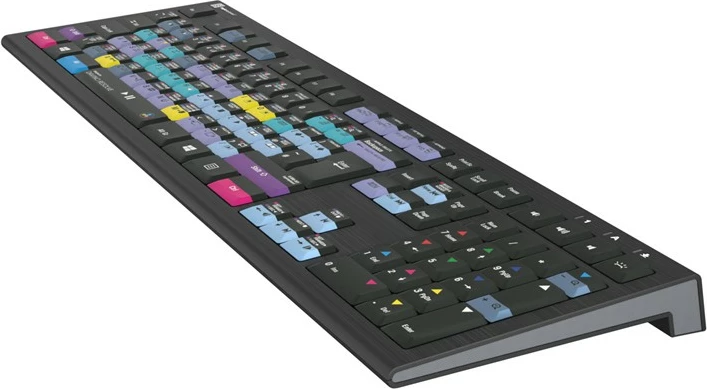 Tastierë LogicKeyboard Astra 2 DaVinci Resolve UK për PC, e zezë