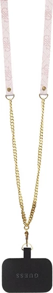Mbështjellës Guess GUHCP13LP4TDSCPP për iPhone 13 Pro/13, Crossbody 4G Metal Logo, Rozë