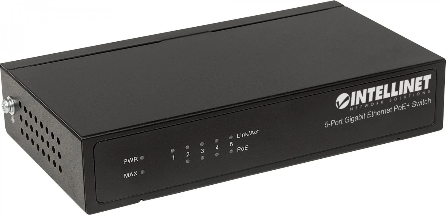 Intellinet 561228 Switch Gigabit PoE+ 5x RJ45 60W