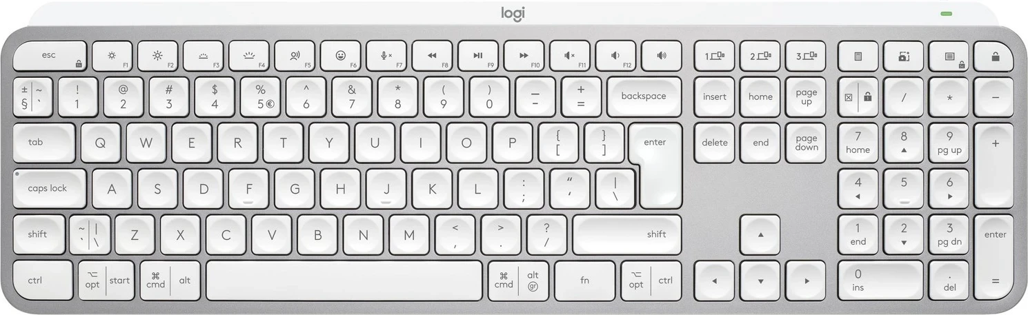 Tastierë Logitech MX Keys S, e bardhë