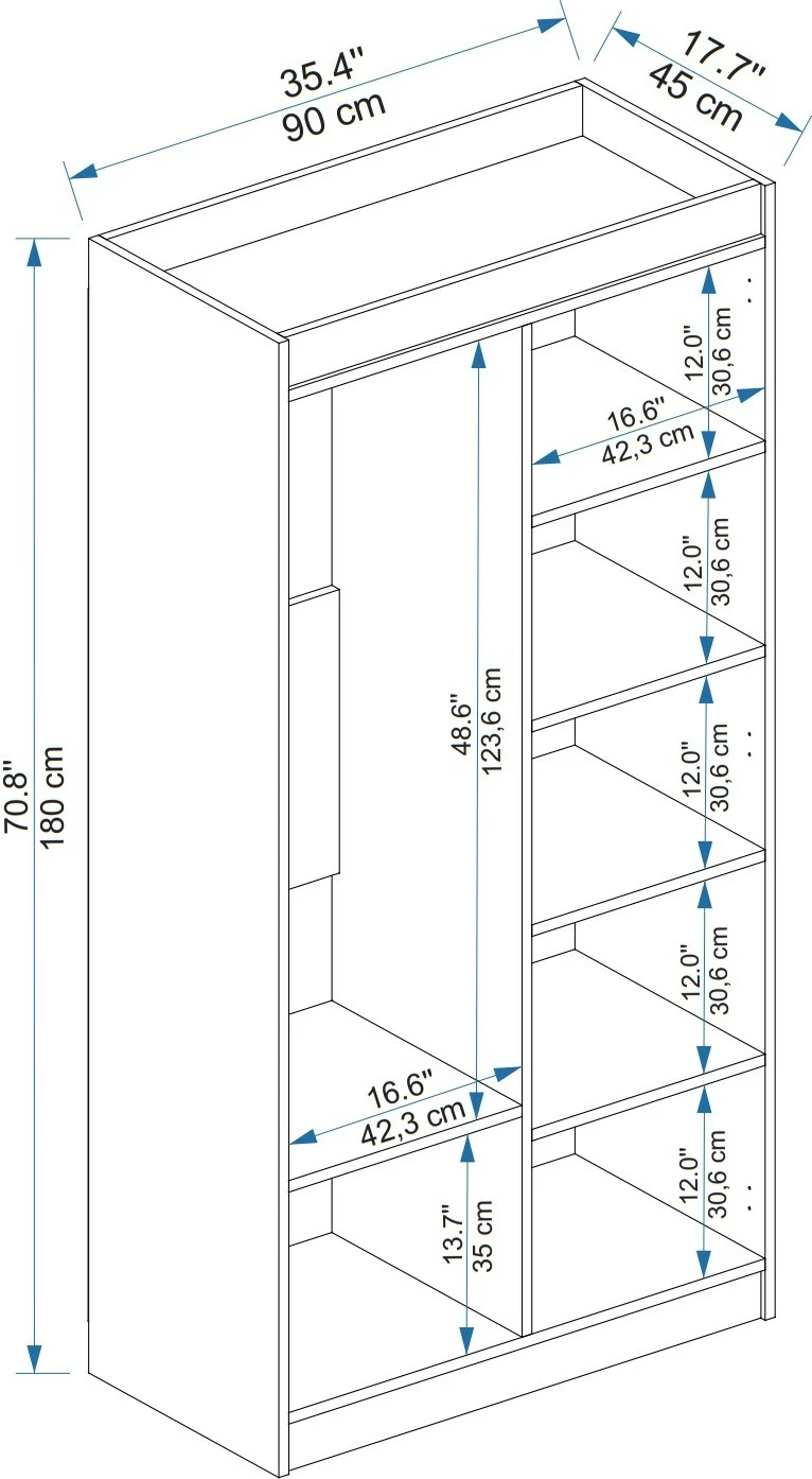 Dollap Hanah Home, Akser, i bardhë