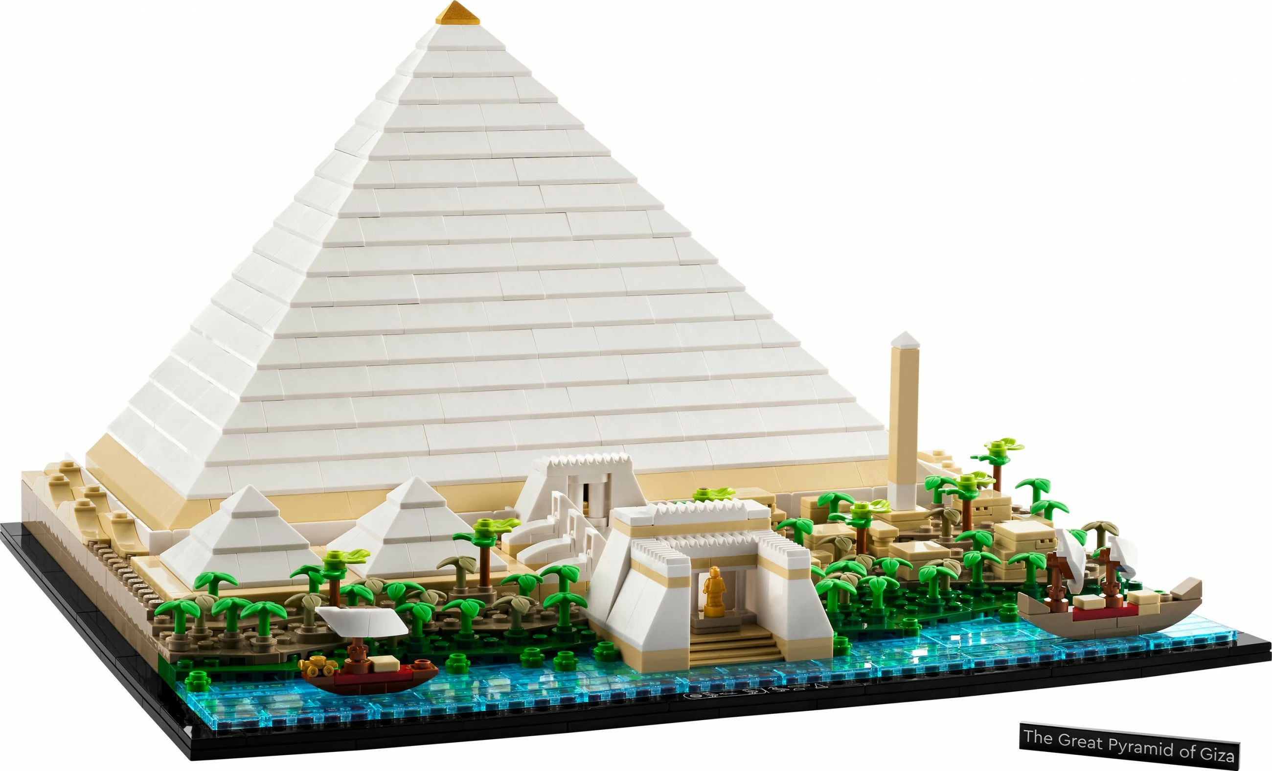 Set ndërtimi LEGO Architecture Great Pyramid of Giza, 1476 pjesë, Multikolor