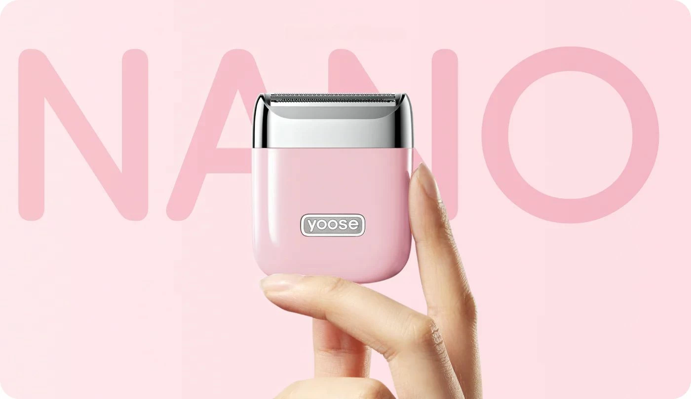 Makinë rroje elektrike për femra Yoose NANO, IPX7, USB-C, gjelbër, set 5 copë