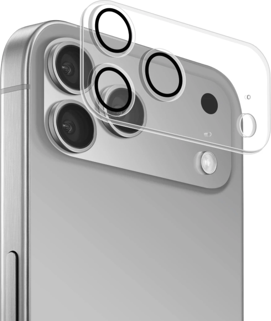 Xham i temperuar për kamerë Puro Camera Standard për iPhone 17 Pro, Transparent