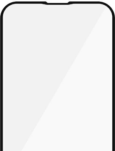 Xham mbrojtës PanzerGlass E2E Microfracture për iPhone 13 mini, me kornizë të zezë