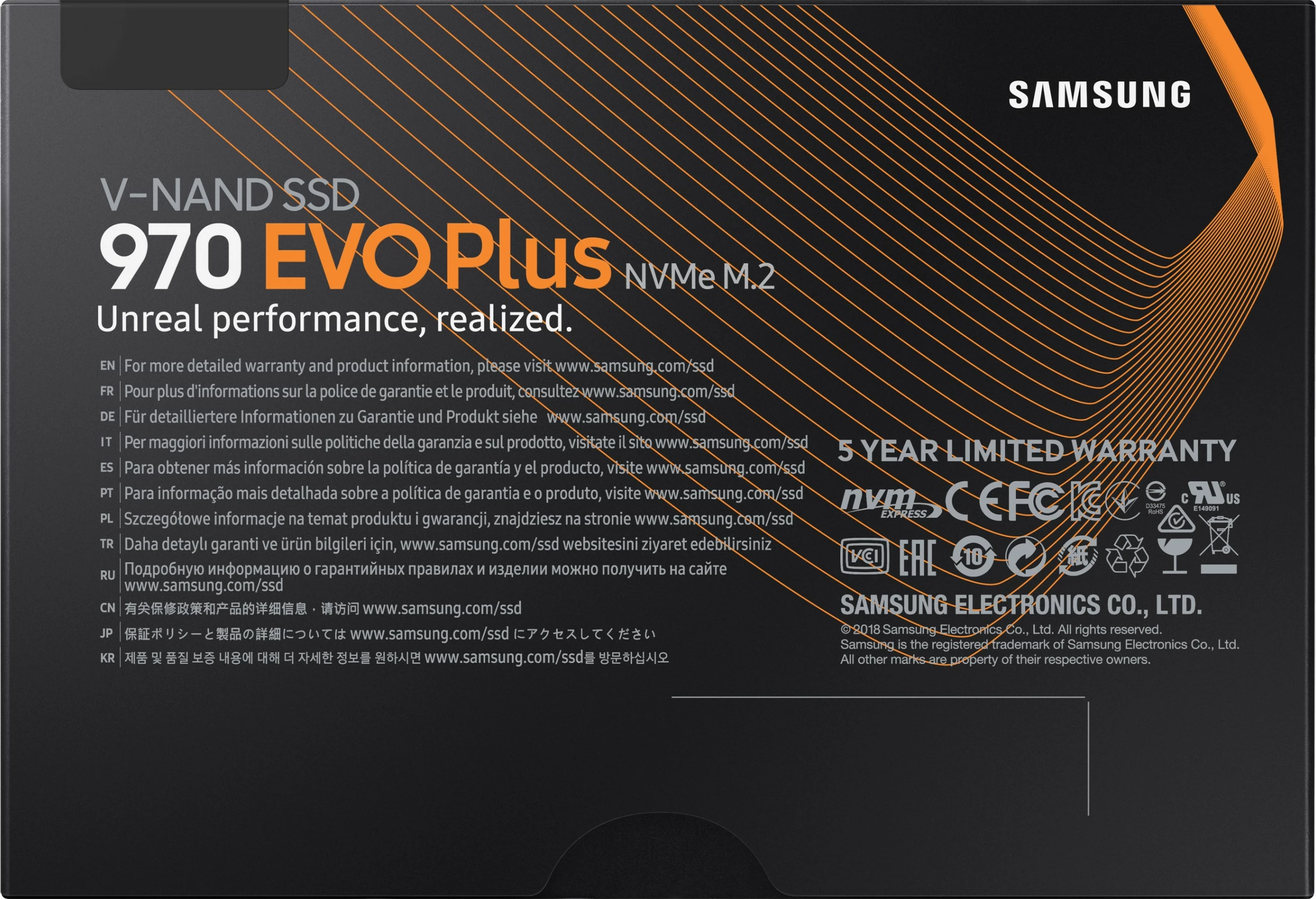 SSD Samsung 970 EVO Plus, 1 TB, M.2, 3500 MB/s
