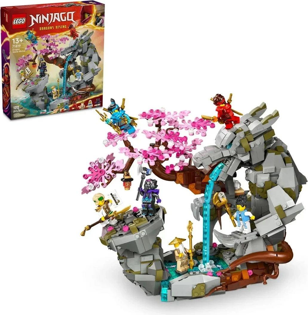 Set LEGO NINJAGO 71819, Dragon Stone Shrine