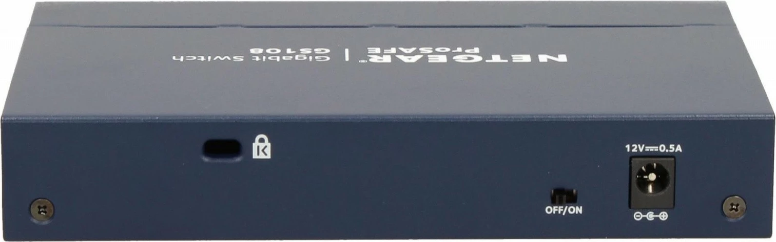 Switch Netgear GS108GE, 8 porta Gigabit, Kasë blu