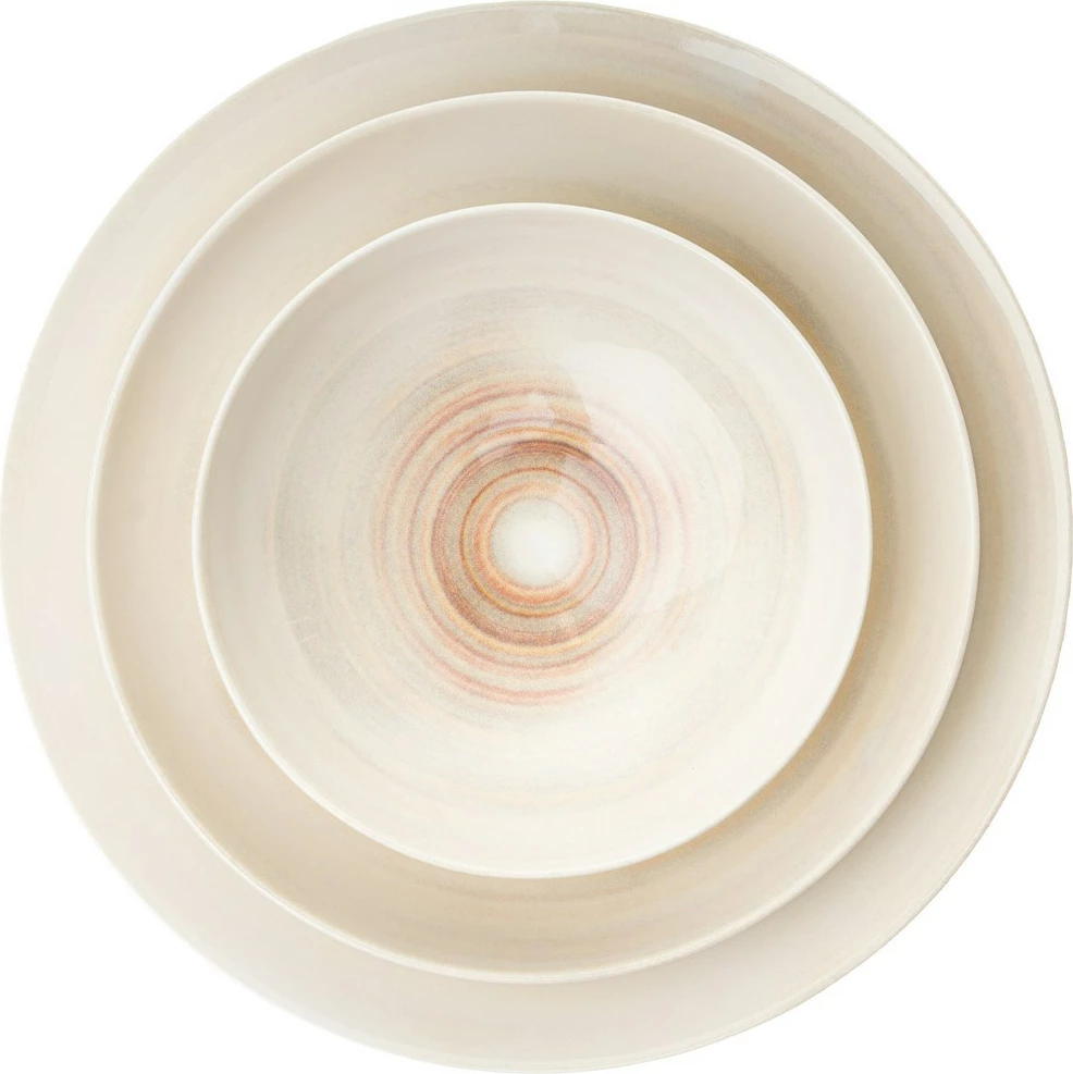 Set enësh për drekë (24 copë), porcelan, Hermia, GBSATN24Y4E31342