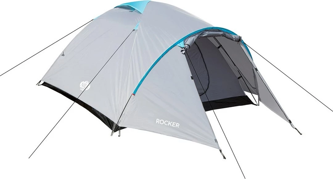 Tendë kampingu NILS eXtreme ROCKER NC6013, për 3 persona, hiri